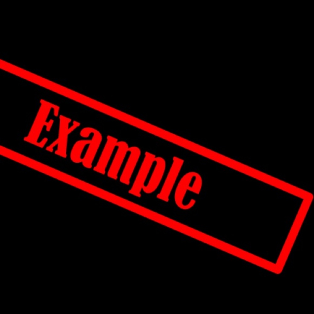 EXAMPLE ONLY - For inquiry purposes.